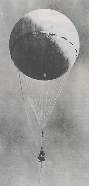 A Japanese balloon bomb. 