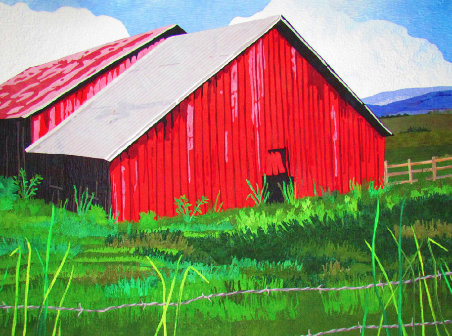 "Red Barn" by Mary Arnold of High Fiber Diet.